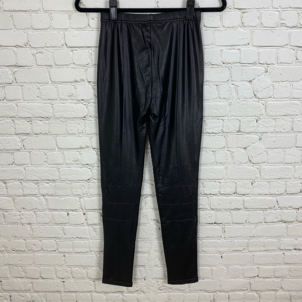 SOLD! NWT Plush Apparel Fleece Lined Liquid Moto Legging - Picture 9 of 14
